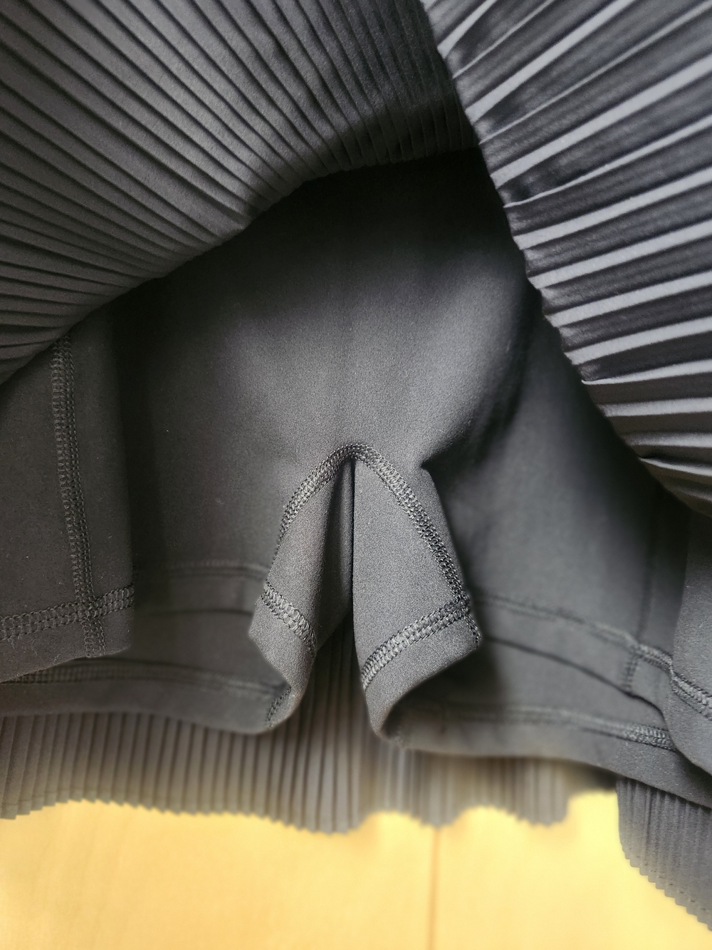 Yogalicious Black Pleated Skater Skirt - Picture 4 of 8